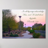 In all deinen Weisen anerkennen ihn! Poster (Vorne)