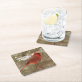 In allem, geben Dank Bible Verse Rechteckiger Pappuntersetzer (Vor Ort)