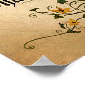 "In allem geben Dank", Erntedank Pumpkin Poster (Ecke)