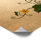 "In allem geben Dank", Erntedank Pumpkin Poster (Ecke)