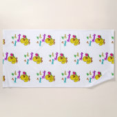 In allen Dingen Dank Chick Tulip Erntedank Strandtuch (Vorderseite)