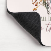 In allen Dingen danke - Herbst Blumenstrauß Mousepad (Ecke)