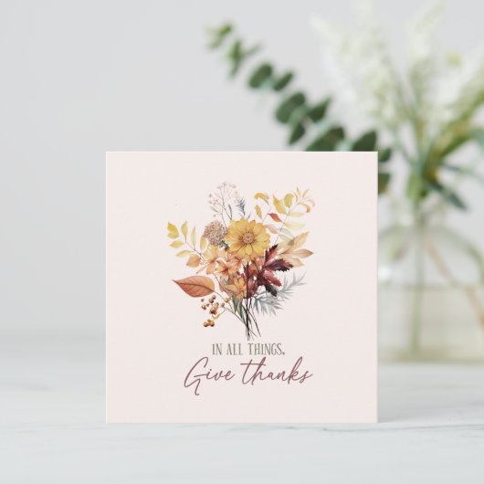 In allen Dingen danken Herbst (Stehend Vorderseite)