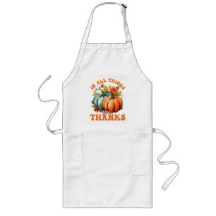 In allen Dingen gibt Dank Pumpkin Lange Schürze