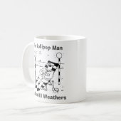 In allen Wochen. Lollipop Man Sunbaden Kaffeetasse (Vorderseite Links)