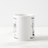 In allen Wochen. Lollipop Man Sunbaden Kaffeetasse (Mittel)