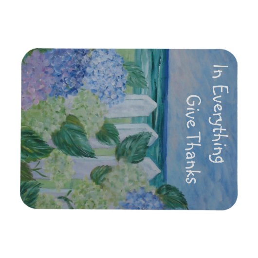 In alles geben Sie Dank-Küste Magnet (Horizontal)