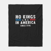In America Presidents Are Not Kings Minimal Clean Fleecedecke (Vorderseite)