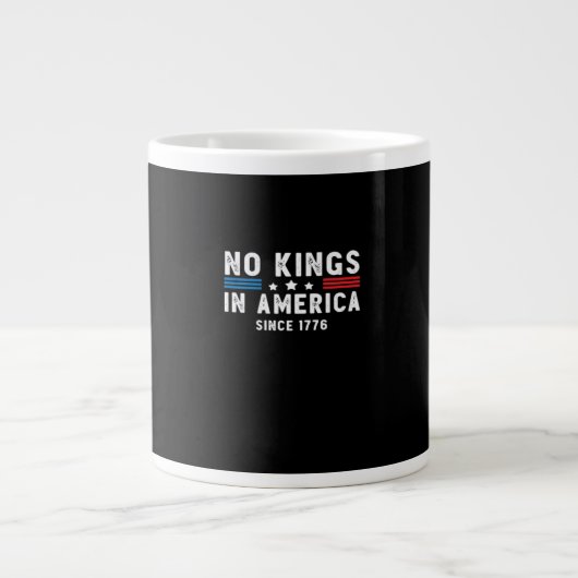 In America Presidents Are Not Kings Minimal Clean Jumbo-Tasse (Vorderseite)