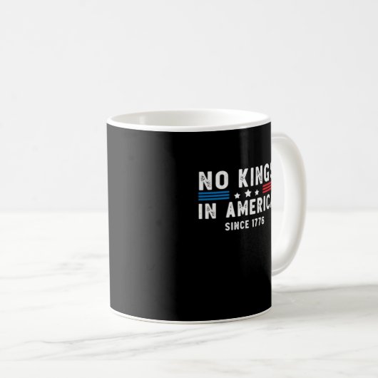 In America Presidents Are Not Kings Minimal Clean Kaffeetasse (VorderseiteRechts)