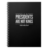 In America Presidents Are Not Kings Retro Classic Notizblock (Vorderseite)