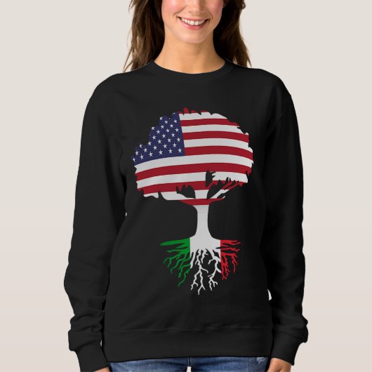 In Amerika geboren, italienische Wurzeln, in Ameri Sweatshirt (Vorderseite)