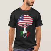 In Amerika geboren, italienische Wurzeln, in Ameri T-Shirt (Vorderseite)
