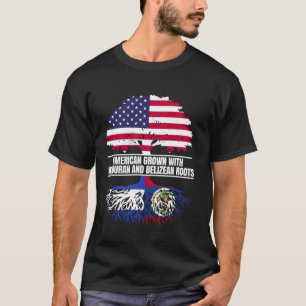 In Amerika gewachsen mit Flaggen-Herkunft honduran T-Shirt