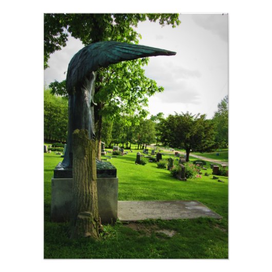 "In Anguisch verschleiert" Fotodruck (Vorne)