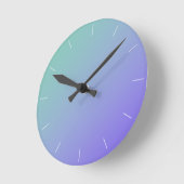 In AQUAMARIN einfügen | abstrakt wählen Sie eine F Runde Wanduhr (Winkel)