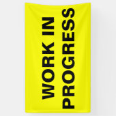 In Arbeit Banner (Vertikal)