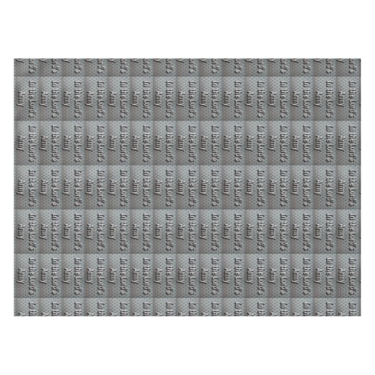In Army Tablecloth des Lords Tischdecke (Vorderseite (Horizontal))