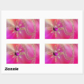 in Aufklebern mit strahlender Splendor Rechteckiger Aufkleber (Blatt)