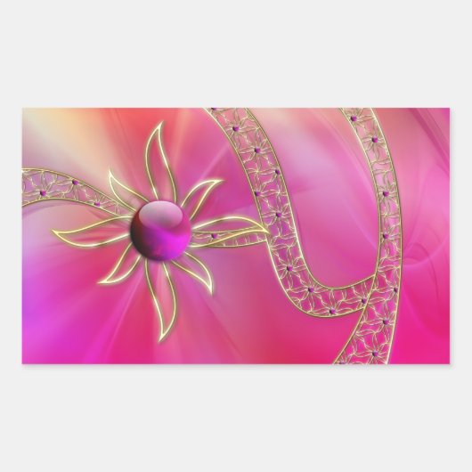 in Aufklebern mit strahlender Splendor Rechteckiger Aufkleber (Vorderseite)