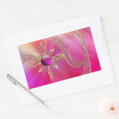 in Aufklebern mit strahlender Splendor Rechteckiger Aufkleber (Umschlag)