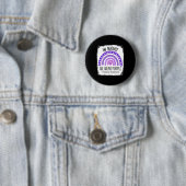 In August We Wear Purple Overdose Awareness Month Button (Beispiel)