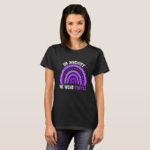 In August We Wear Purple Overdose Awareness Month T-Shirt (Vorne ganz)