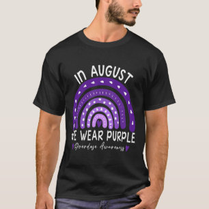 In August We Wear Purple Overdose Awareness Month T-Shirt