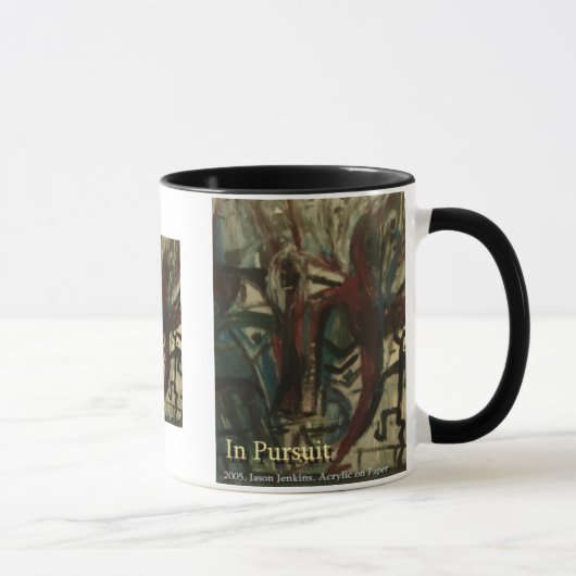 in Ausübung Tasse (Rechts)