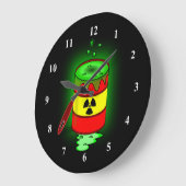 In Barrel of Toxic Waste Große Wanduhr (Winkel)