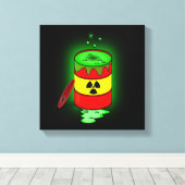 In Barrel of Toxic Waste Leinwanddruck (Insitu (Holzboden))