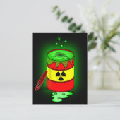 In Barrel of Toxic Waste Postkarte (Stehend Vorderseite)