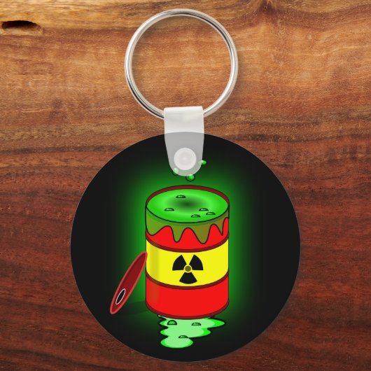 In Barrel of Toxic Waste Schlüsselanhänger (Vorderseite)