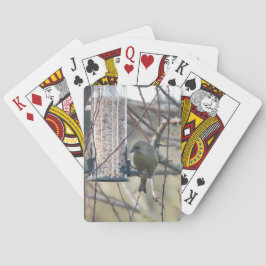 In Bäumen fütternd Karten Spielkarten