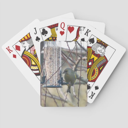 In Bäumen fütternd Karten Spielkarten (Rückseite)