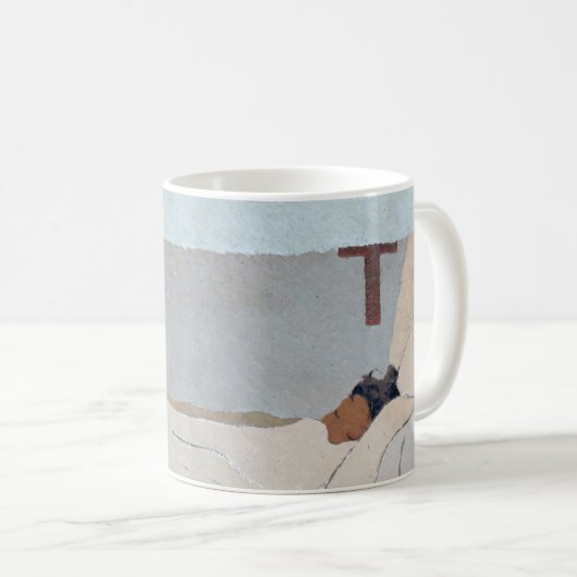 In Bed, Edouard Vuillard Kaffeetasse (VorderseiteRechts)