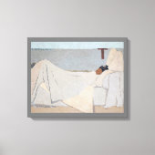 In Bed, Edouard Vuillard Leinwanddruck (Vorderseite)