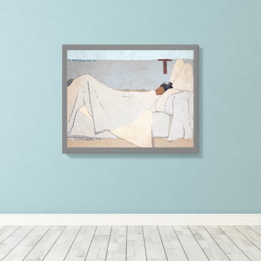 In Bed, Edouard Vuillard Leinwanddruck (Insitu (Holzboden))