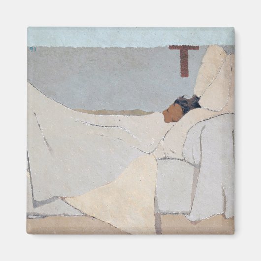 In Bed, Edouard Vuillard Magnet (Vorne)