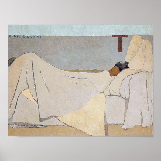 in Bed | Edouard Vuillard | Poster (Vorne)