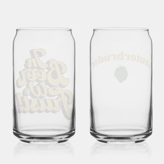 In Beer we trust Dosenglas (Rückseite)