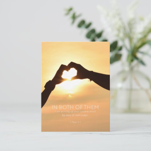 In beiden postkarte (Stehend Vorderseite)