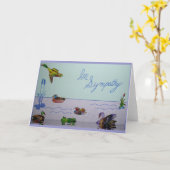 In Beileid Collage Karte (Gelbe Blume)