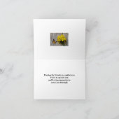 In Beileid geklappte Grußkarte Karte (Innenseite)