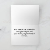 In Beileid Karte (Innenseite)