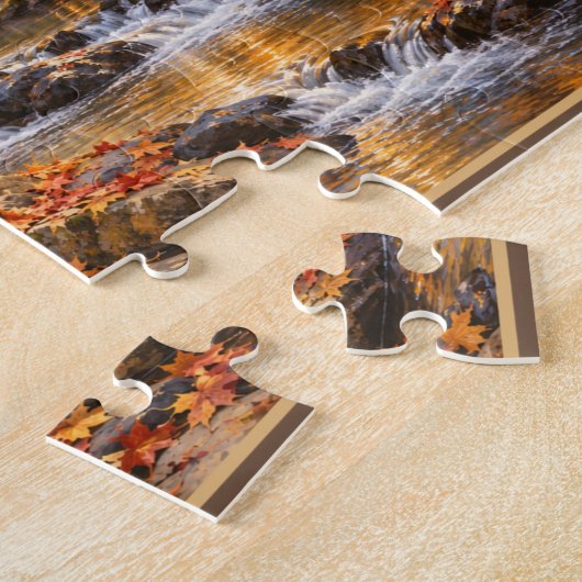 In Bernsteinwälder Herbststrom-Puzzle Puzzle (Seite)