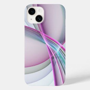 In Bewegung, moderne abstrakte farbenfrohe Fraktal Case-Mate iPhone 14 Hülle