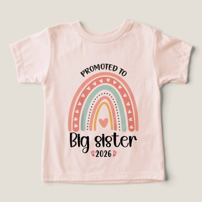 In Big Sister 2026 Kleinkind Girls befördert (Design Vorderseite)