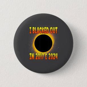 In Blacked Out 2017 Totale Sonnenfinsternis Button