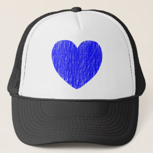 in blau gefangen truckerkappe